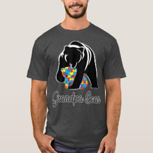 Camiseta Autismo para la conciencia del autismo en el abuel