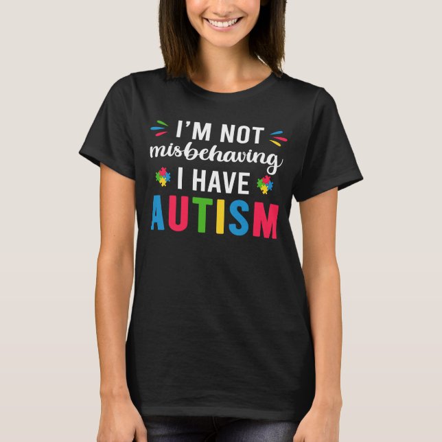 Camiseta Autismo Para Niños Autismo Conciencia Autista Niño (Anverso)