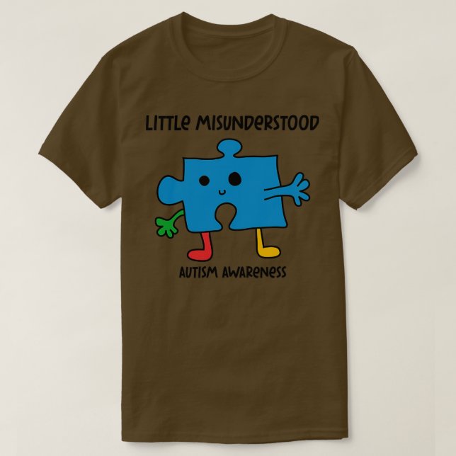 Camiseta Autismo poco mal entendido 2 (Diseño del anverso)