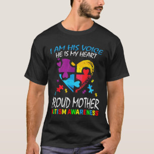 Camiseta Autismo Profundo Mamá Corazón Madre Romper Pieza A