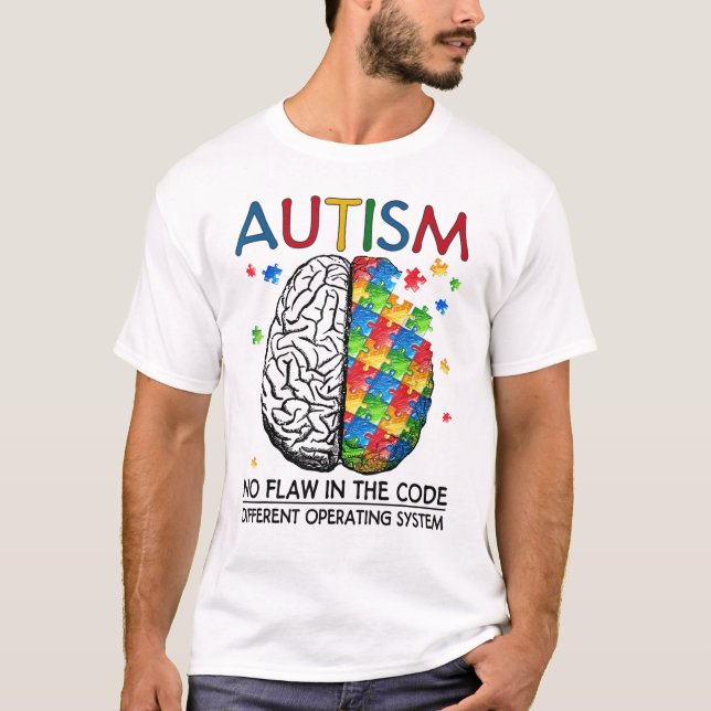 Camiseta Autismo Puzzle Piece Regalos Autismo Cita Concienc (Anverso)