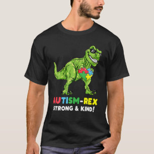 Camiseta Autismo Rex Fuerte Y Amable Awarene El Autismo De 