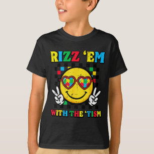 Camiseta Autismo rizz em con la sonrisa tism meme asd hombr