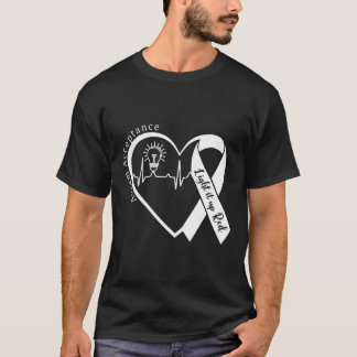 Camiseta Autismo - Rojo en lugar - Aceptación No Conciencia
