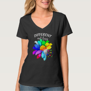 Camiseta Autismo Romper Conciencia Girasol Diferente No Le