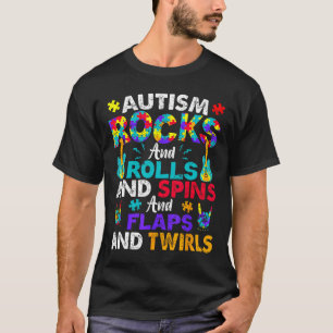 Camiseta Autismo sacude y desliza divertidos Mont de Concie