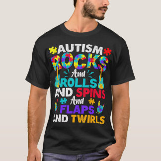 Camiseta Autismo sacude y desliza divertidos Mont de Concie