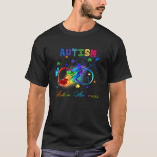 Camiseta Autismo Sensibilización Símbolo de infinidad