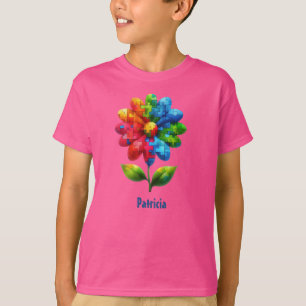 Camiseta Autismo Sensibilización sobre la super flor Person