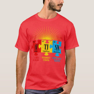 Camiseta Autismo Shirsm Autism Awareness Puzzle Chemical El