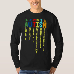 Camiseta Autismo Siempre Único Día de Concienciación Totalm