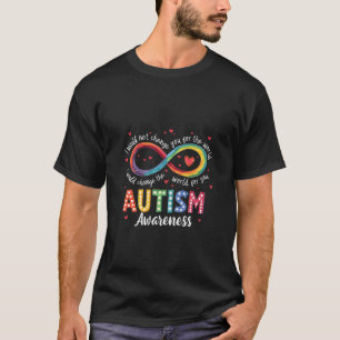 Camiseta Autismo Símbolo infinito Autismo Mes de Conciencia