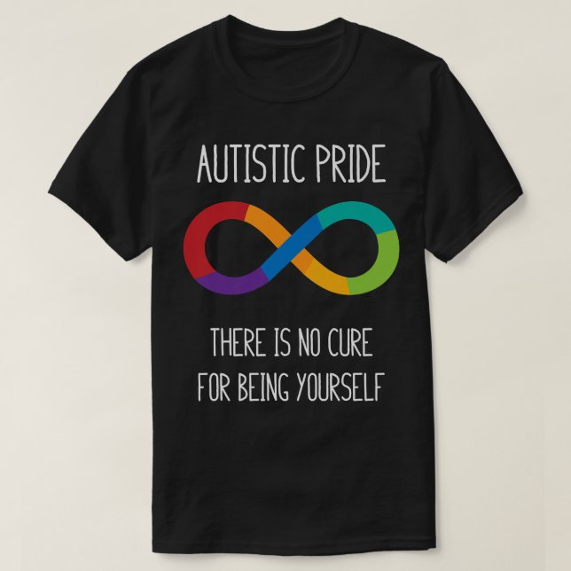 Camiseta Autismo Símbolo infinito Neurodiversidad T (Diseño del anverso)
