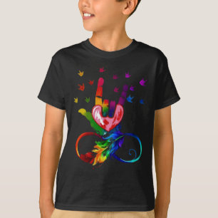 Camiseta Autismo Símbolo Infinito Teatro De Lenguaje De Rót
