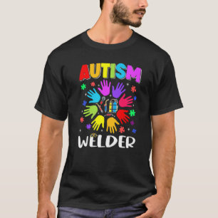 Camiseta Autismo soldadura rompecabezas autismo conciencia 