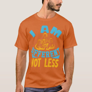 Camiseta Autismo Soy Diferente No Menos 80s retro