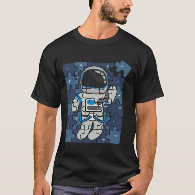 Camiseta Autismo Spaceman Astro Cosmo Espacio Autismo Conci (Anverso)