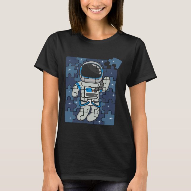 Camiseta Autismo Spaceman Astro Cosmo Espacio Autismo Conci (Anverso)