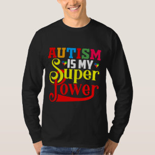 Camiseta Autismo Superpoderoso Autismo Para El Autismo Mamá