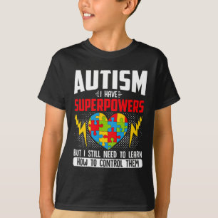 Camiseta Autismo Tengo Superpoderes Discapacitados