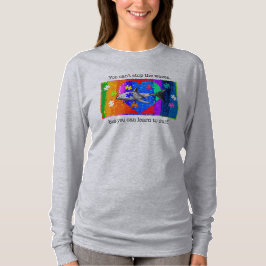 Camiseta Autismo Tiburón MUJER GRIS