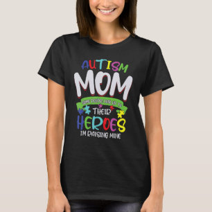 Camiseta Autismo Trastorno del Espectro Mama Orgullosa Conc