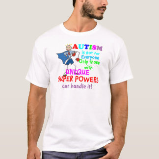 Camiseta Autismo único de los superpoderes