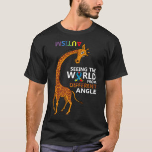Camiseta Autismo-Ver El Mundo Desde Diferente Ángulo