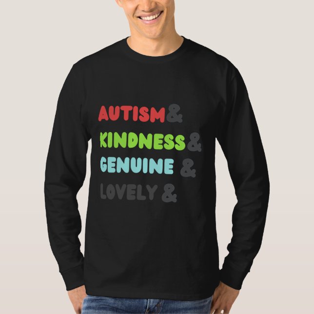 Camiseta Autismo y amplitud de la amabilidad y el autismo g (Anverso)
