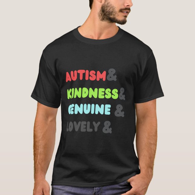 Camiseta Autismo y amplitud de la amabilidad y el autismo g (Anverso)