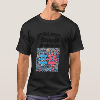 Camiseta Autismo y ansiedad Autismo Conciencia Mes de la ge