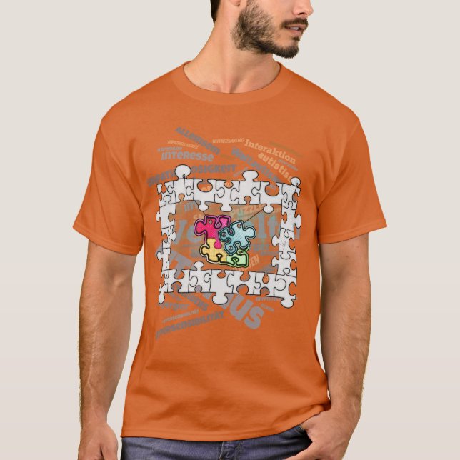 Camiseta Autismus Autism  (Anverso)