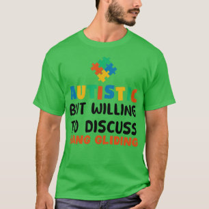 Camiseta Autista pero con ganas de discutir Autis de Hang G