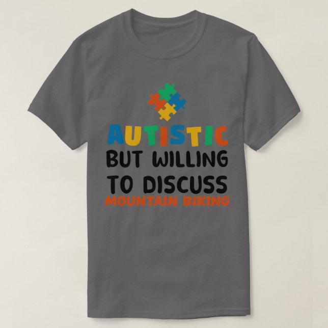 Camiseta Autista pero con ganas de discutir sobre ciclismo  (Diseño del anverso)