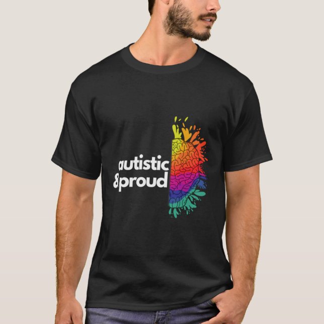 Camiseta Autista Y Orgulloso 2 0 (Anverso)