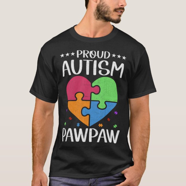 Camiseta Autistic Autism Awareness Month Cute Proud Autism  (Anverso)