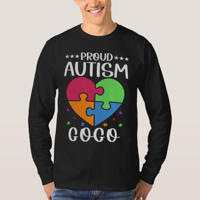 Camiseta Autistic Autism Awareness Month Cute Proud Autism  (Anverso)