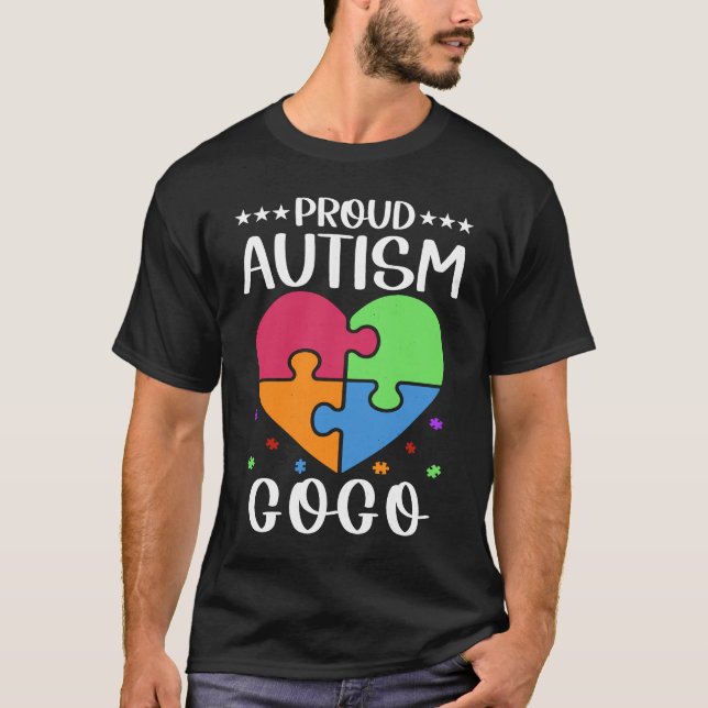 Camiseta Autistic Autism Awareness Month Cute Proud Autism  (Anverso)