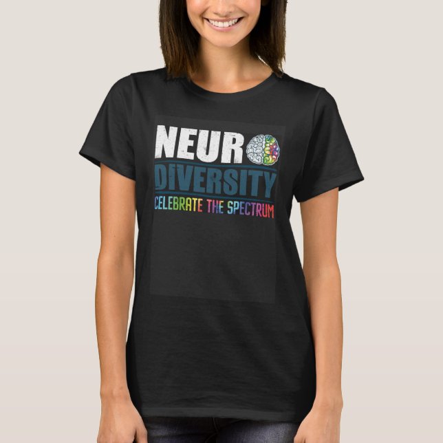 Camiseta Autistic Awareness Autism Diversity Neurodiversity (Anverso)