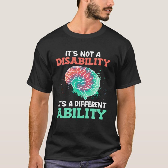 Camiseta Autistic Awareness Its not a disability Autism (Anverso)