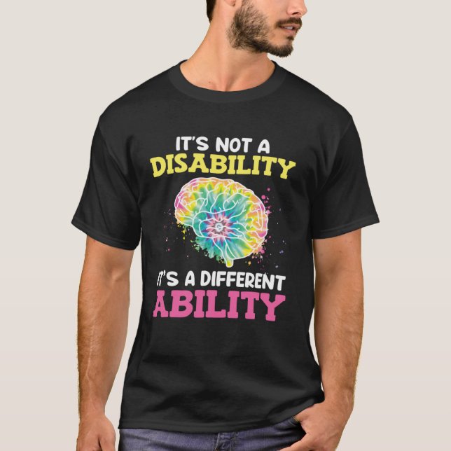 Camiseta Autistic Awareness Its not a disability Autism  1 (Anverso)