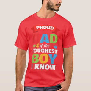 Camiseta Autistic Awareness Month Mens Proud Autism Dad Son