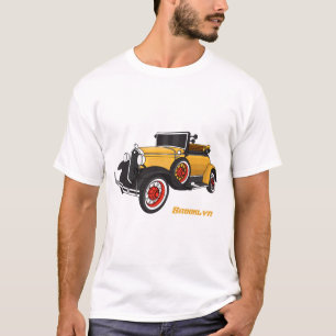 Camiseta Auto amarillo clásico 1931