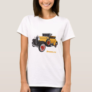 Camiseta Auto amarillo clásico 1931