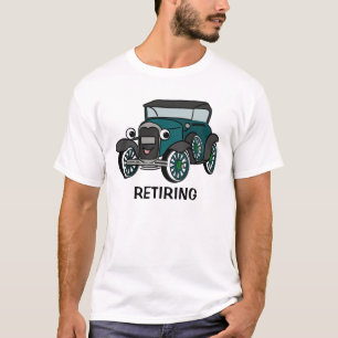 Camiseta Auto antiguo con texto de Personalizable
