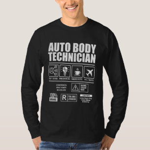 Camiseta Auto Body Technician - Auto Detailing Car Cu