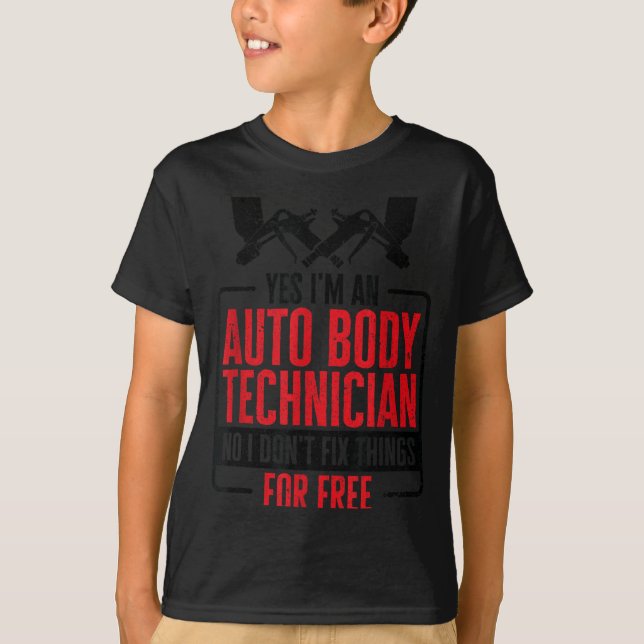 Camiseta Auto Body Technician Vehicle Repair Car Maintenanc (Anverso)