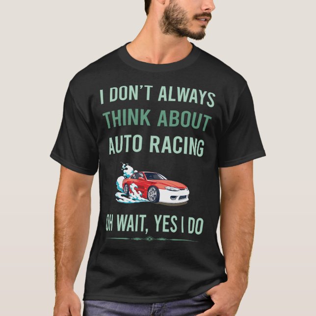 Camiseta Auto Carreras Automovil Autosport Motorsport (Anverso)