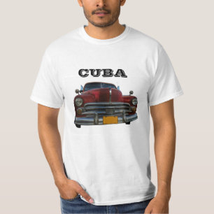 Camiseta Auto clásico americano en Vinales, Cuba