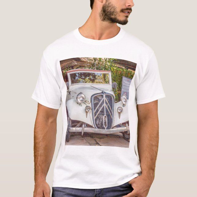 Camiseta Auto clásico de Citroen Traction Avant de 1934 (Anverso)